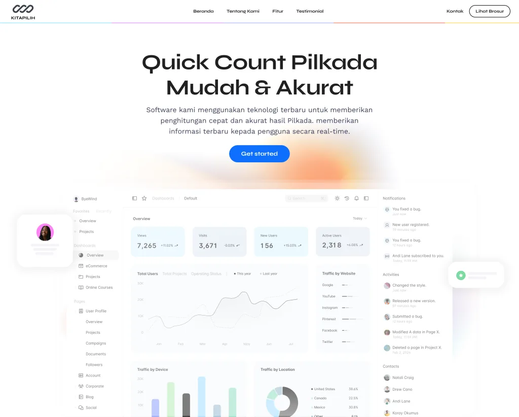 Quickcount interface